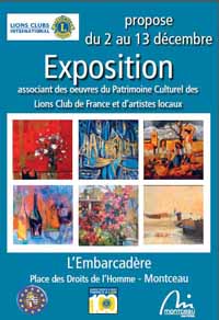 affiche expo Montceau